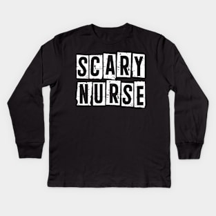 Scary Nurse - Halloween Kids Long Sleeve T-Shirt